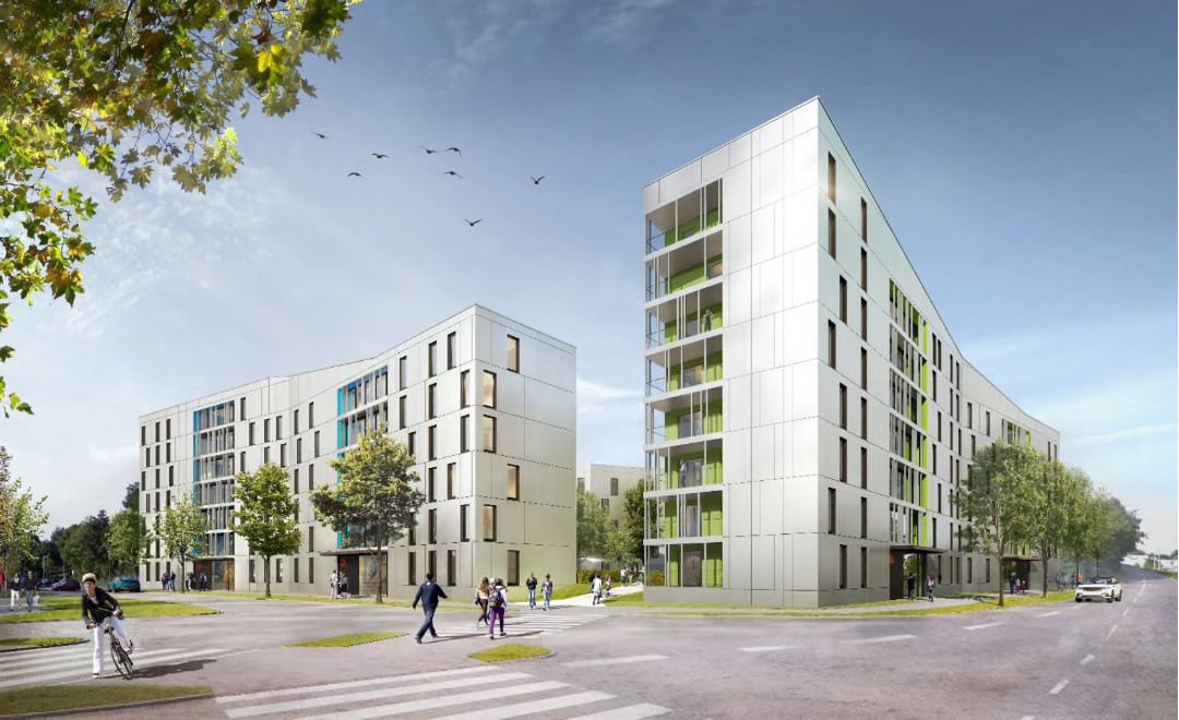 Schöne 1-Zimmer-Wohnung mit Balkon Neubaustandard in Stuttgart-Freiberg, Mönchfeldstraße 121, 70437 Stuttgart